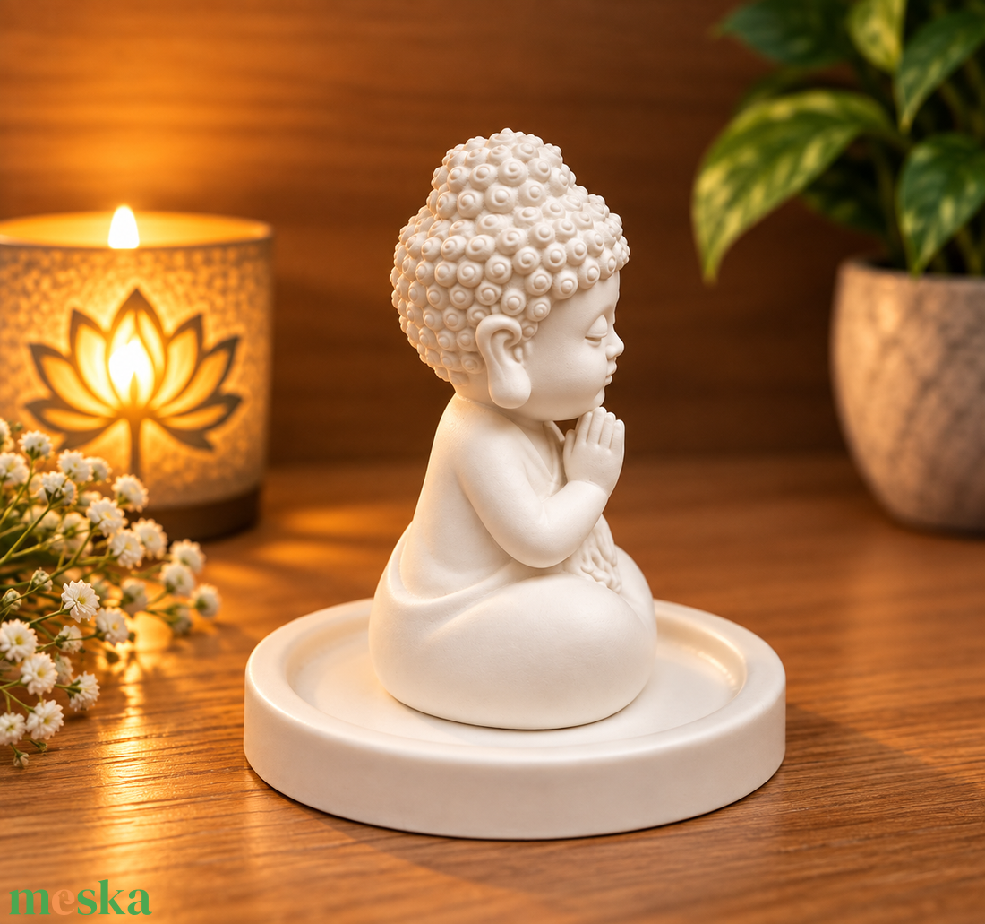 Buddha aromakő, diffúzor - otthon & életmód - dekoráció - asztal és polc dekoráció - kavics & kő - Meska.hu