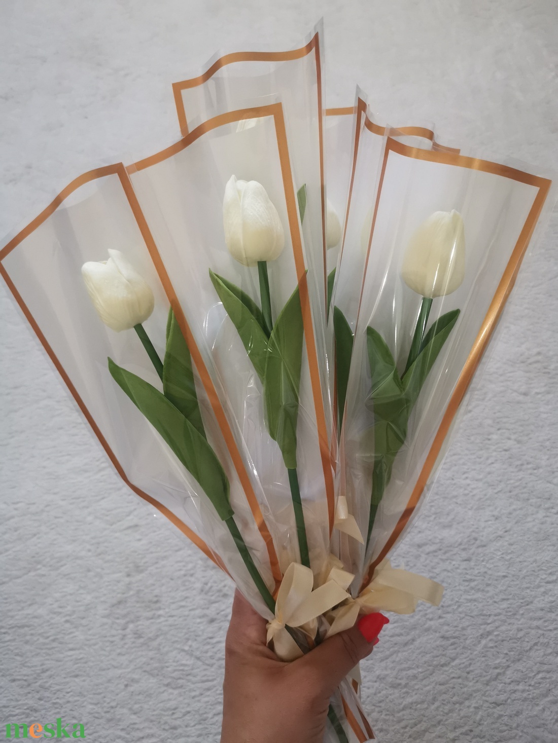 Nőnapi 10 darab gumi tulipán  - játék & sport - ovis felszerelés - egyéb ovis kiegészítő - Meska.hu