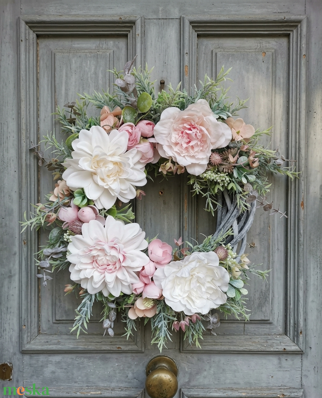 Tavaszi ajtódísz - otthon & életmód - dekoráció - ajtó- és ablak dekoráció - ajtódísz & kopogtató - Meska.hu