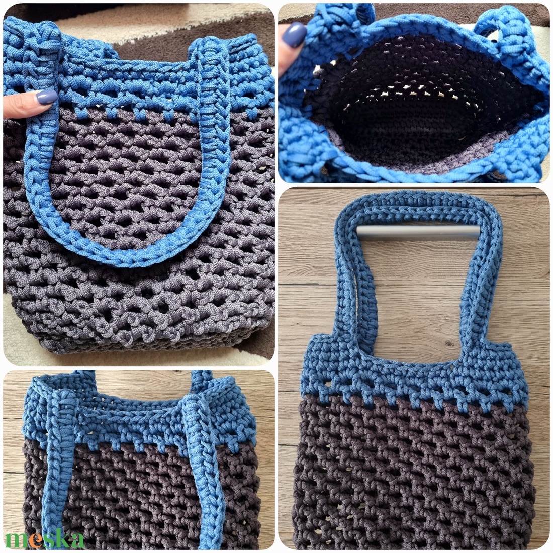 Shopper, bevásárlótáska - táska & tok - bevásárlás & shopper táska - shopper, textiltáska, szatyor - Meska.hu