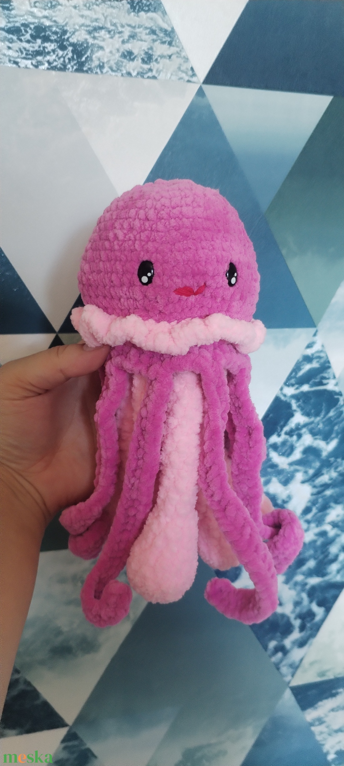 Horgolt Medúza - játék & sport - plüssállat & játékfigura - más figura - Meska.hu