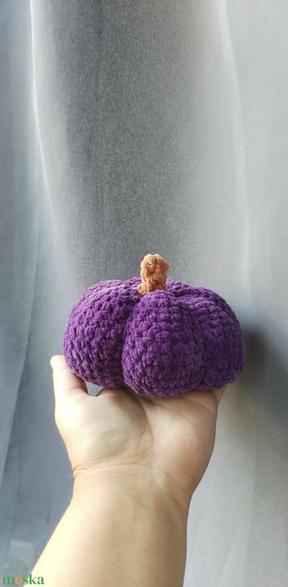 Horgolt Tök-nagy - játék & sport - plüssállat & játékfigura - plüss zöldség, gyümölcs - Meska.hu