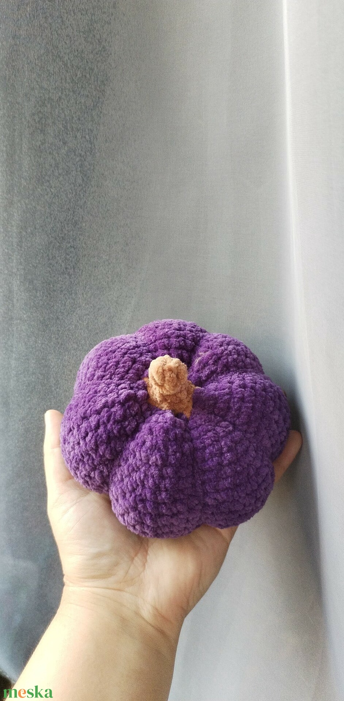 Horgolt Tök-nagy - játék & sport - plüssállat & játékfigura - plüss zöldség, gyümölcs - Meska.hu