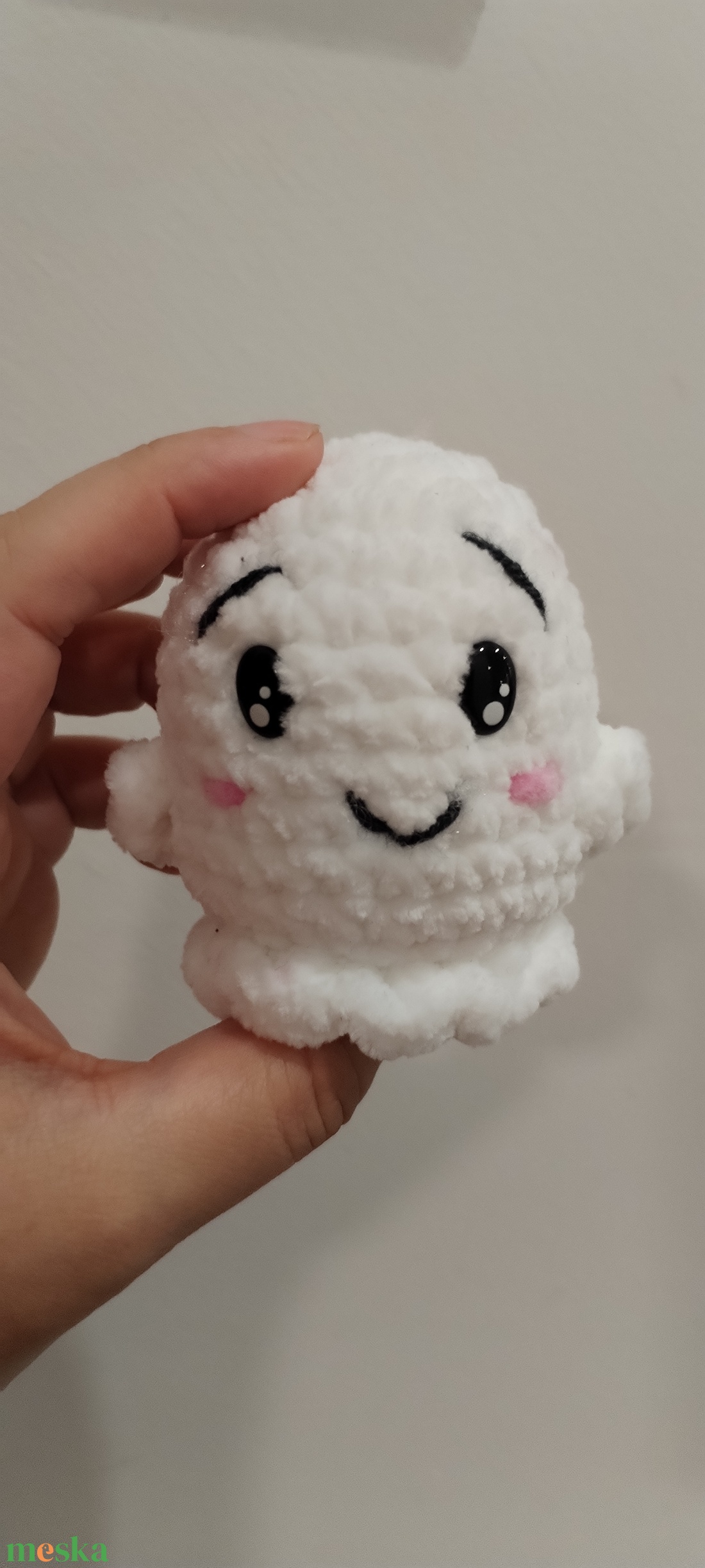 Horgolt szellem - játék & sport - plüssállat & játékfigura - más figura - Meska.hu