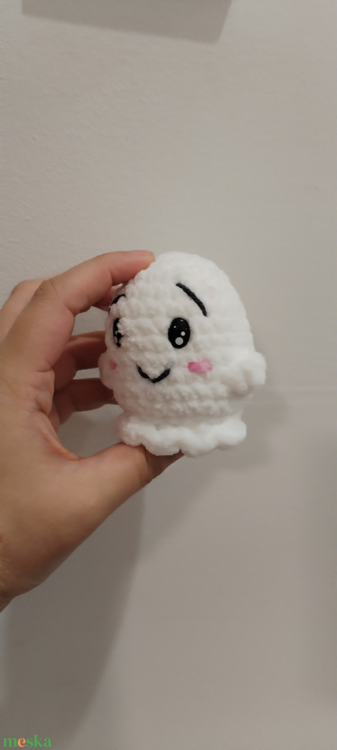 Horgolt szellem - játék & sport - plüssállat & játékfigura - más figura - Meska.hu