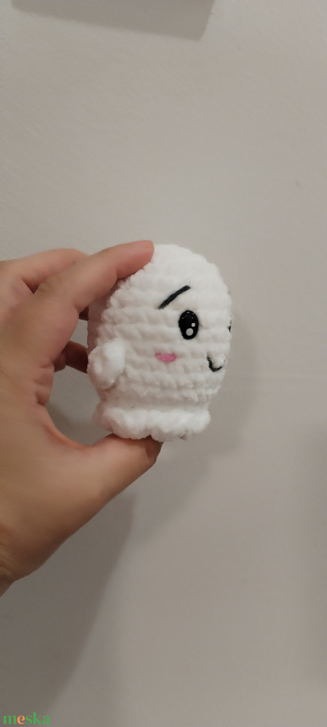 Horgolt szellem - játék & sport - plüssállat & játékfigura - más figura - Meska.hu