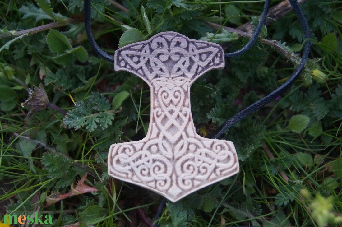 Mjölnir- Thor kalapácsa Viking médál - egyedi felirattal kérhető - ékszer - nyaklánc - medál - Meska.hu