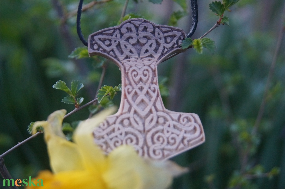 Mjölnir- Thor kalapácsa Viking médál - egyedi felirattal kérhető - ékszer - nyaklánc - medál - Meska.hu