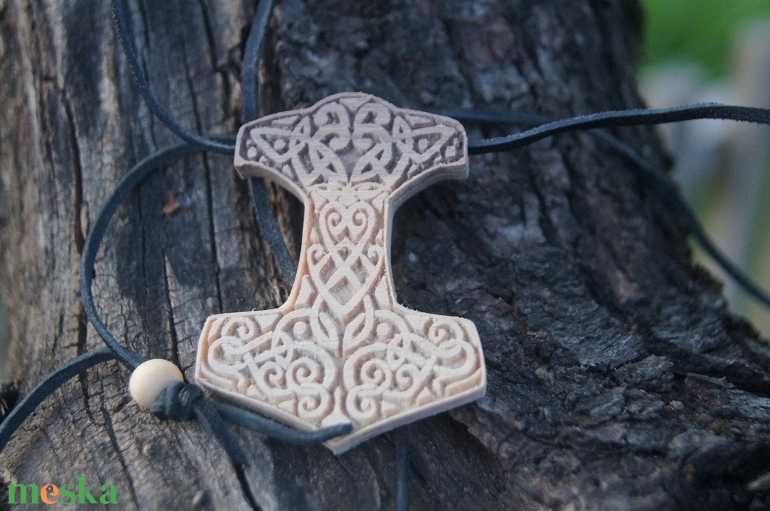 Mjölnir- Thor kalapácsa Viking médál - egyedi felirattal kérhető - ékszer - nyaklánc - medál - Meska.hu