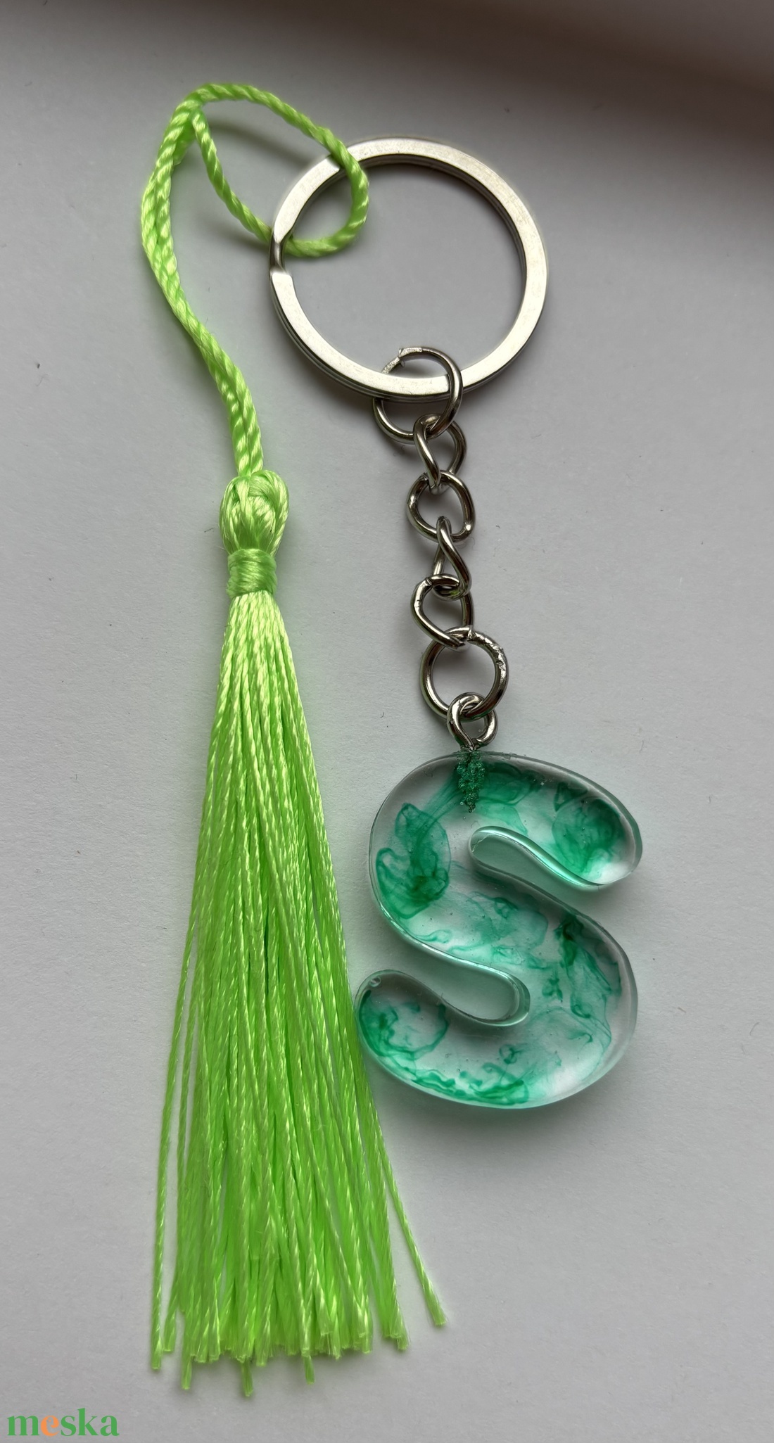 Személyre szabott betűs kulcstartó - táska & tok - kulcstartó & táskadísz - kulcstartó - Meska.hu