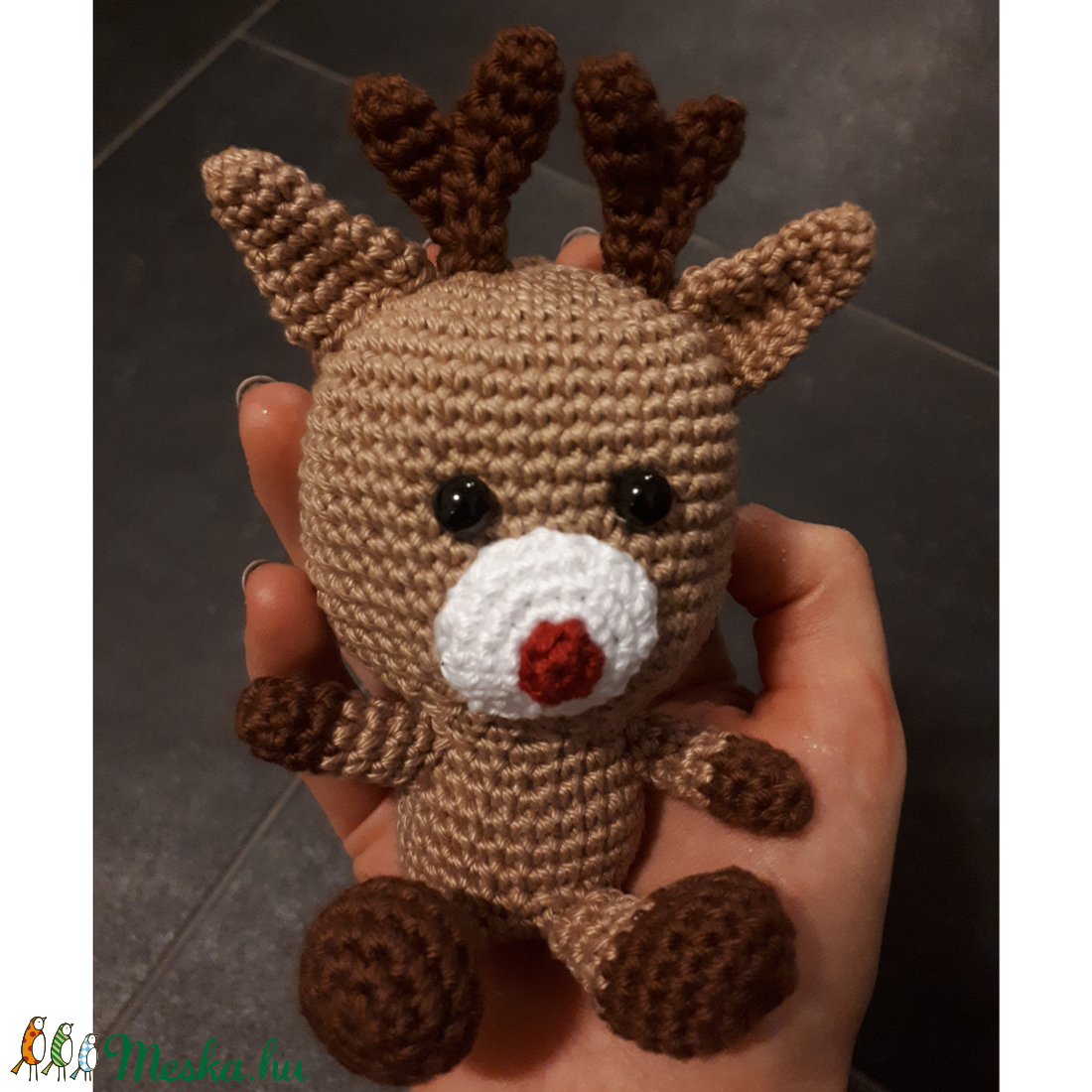 Horgolt rénszarvas amigurumi figura - karácsony - karácsonyi lakásdekoráció - karácsonyi manók, figurák - Meska.hu Horgolt rénszarvas amigurumi figura - karácsony - karácsonyi lakásdekoráció - karácsonyi manók, figurák - Meska.hu