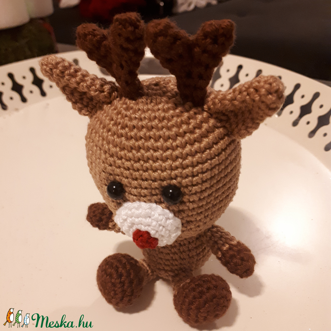 Horgolt rénszarvas amigurumi figura - karácsony - karácsonyi lakásdekoráció - karácsonyi manók, figurák - Meska.hu Horgolt rénszarvas amigurumi figura - karácsony - karácsonyi lakásdekoráció - karácsonyi manók, figurák - Meska.hu