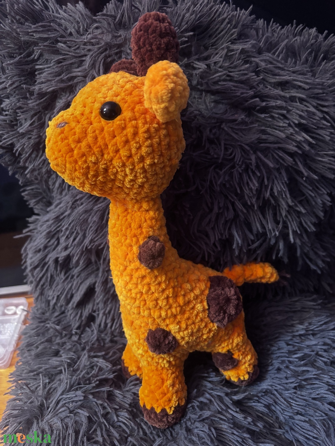 Zsiráf plüss - játék & sport - plüssállat & játékfigura - zsiráf - Meska.hu