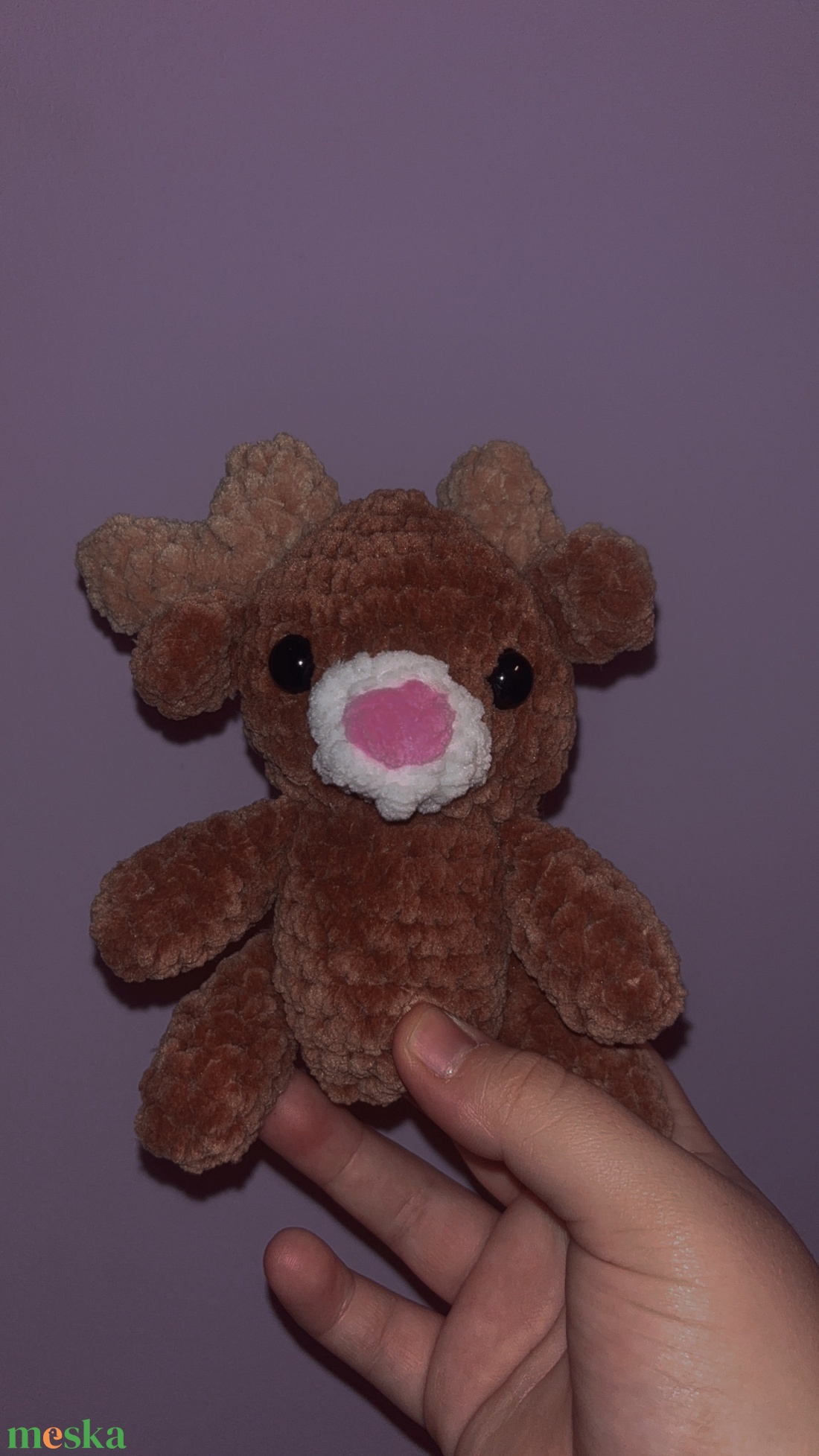 Rénszarvas plüss - játék & sport - plüssállat & játékfigura - más figura - Meska.hu