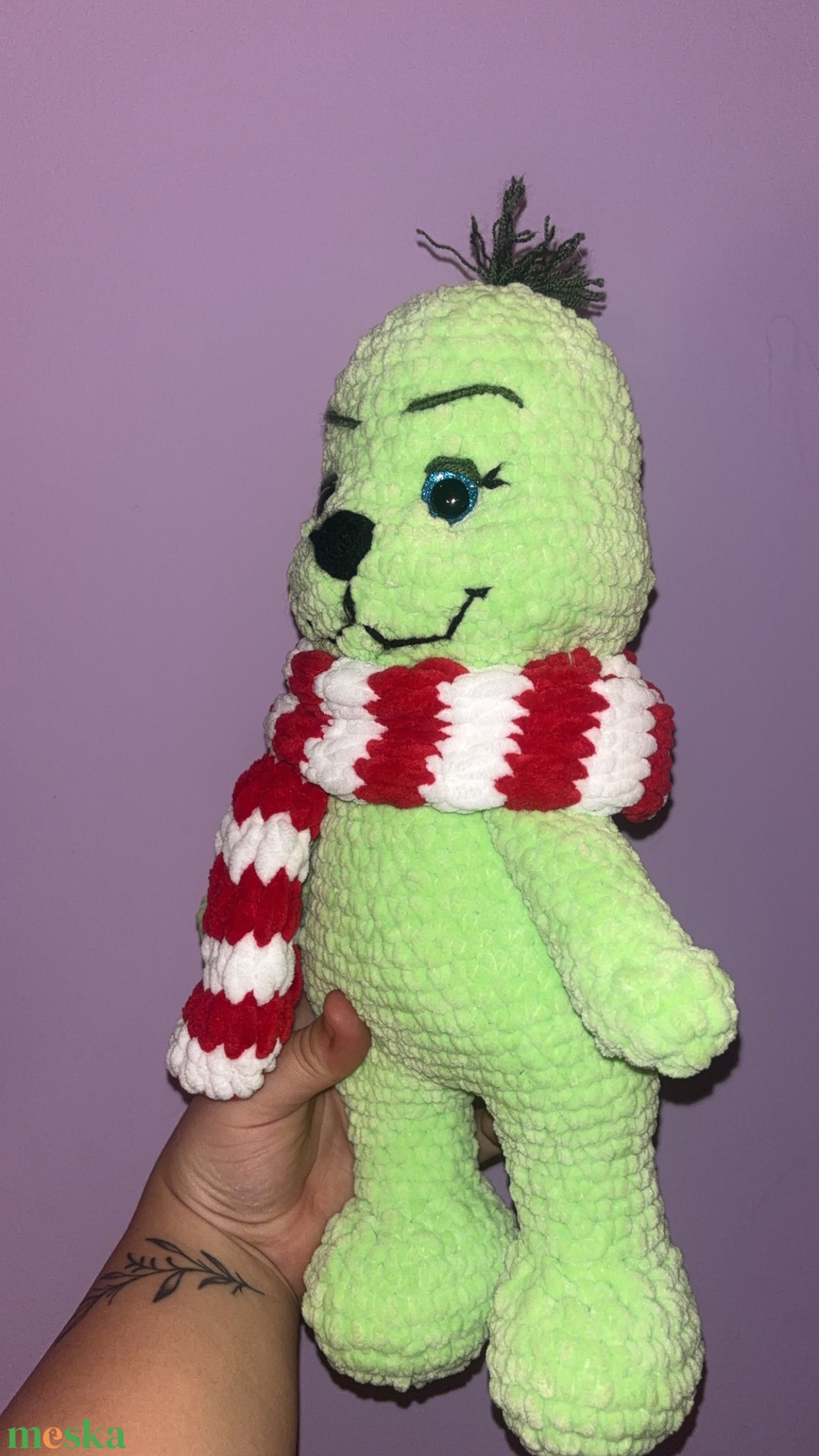 Grinch plüss - játék & sport - plüssállat & játékfigura - más figura - Meska.hu