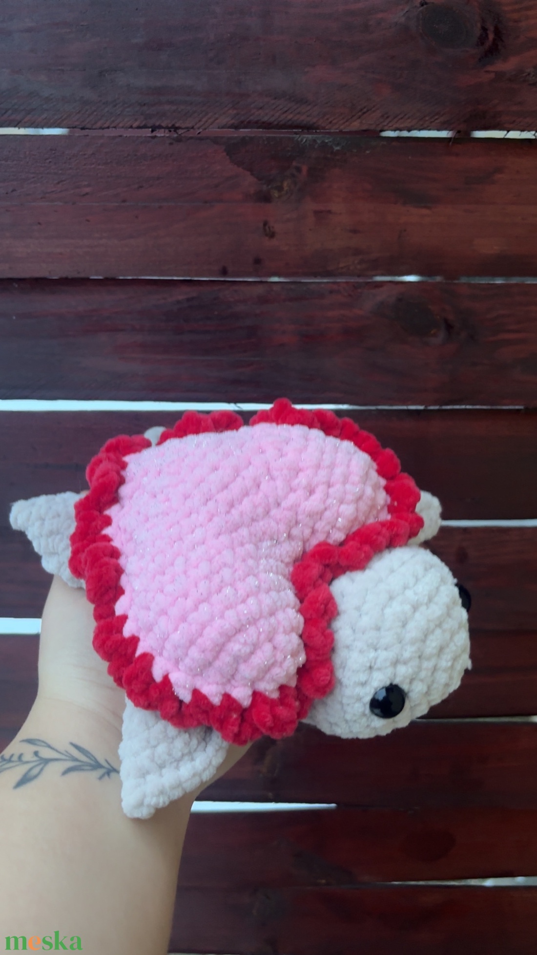 Valentin szív teki - játék & sport - plüssállat & játékfigura - teknős - Meska.hu