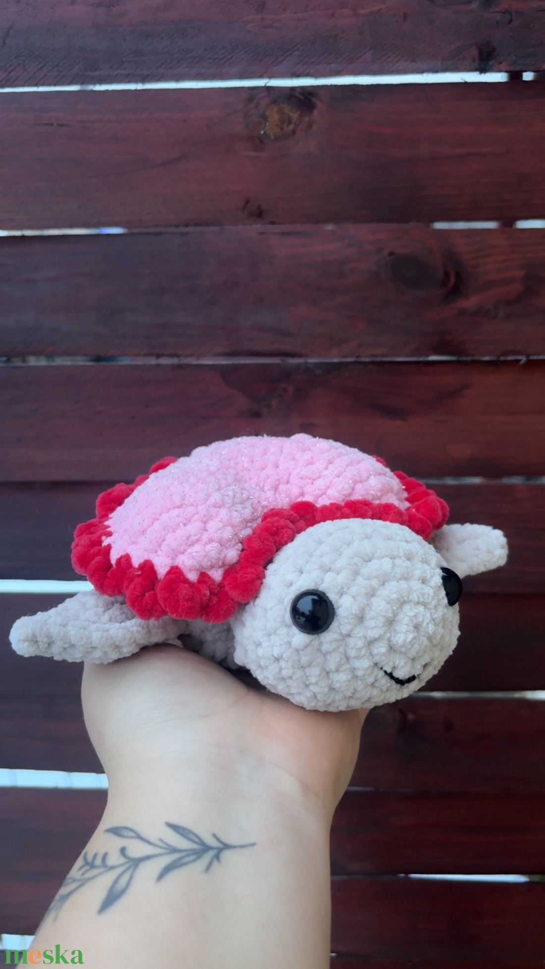 Valentin szív teki - játék & sport - plüssállat & játékfigura - teknős - Meska.hu