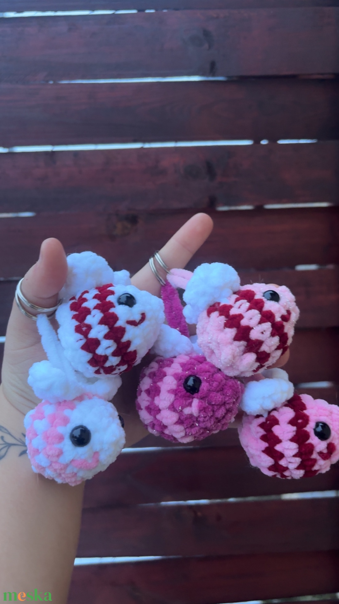 Valentin méhecske kulcstartók - játék & sport - plüssállat & játékfigura - méhecske - Meska.hu