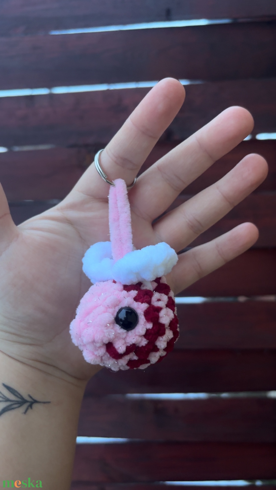 Valentin méhecske kulcstartók - játék & sport - plüssállat & játékfigura - méhecske - Meska.hu