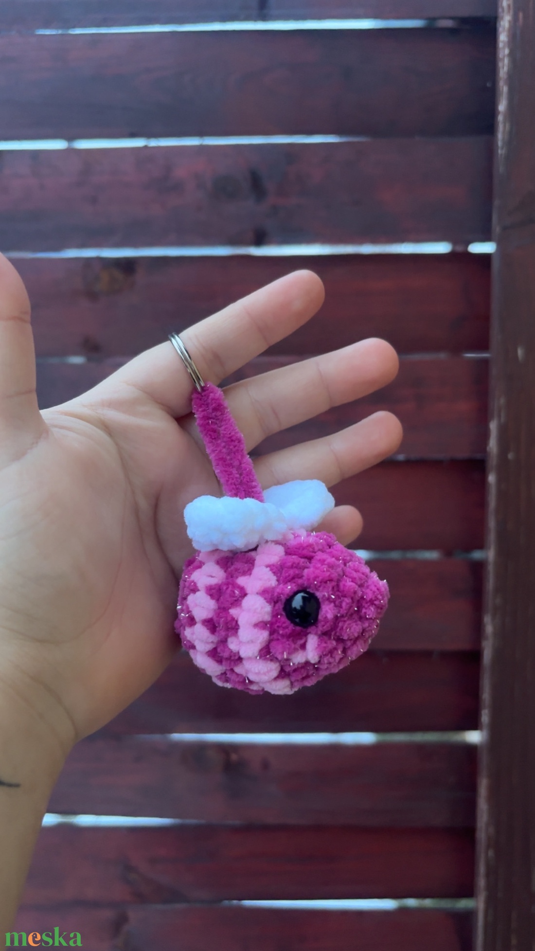 Valentin méhecske kulcstartók - játék & sport - plüssállat & játékfigura - méhecske - Meska.hu