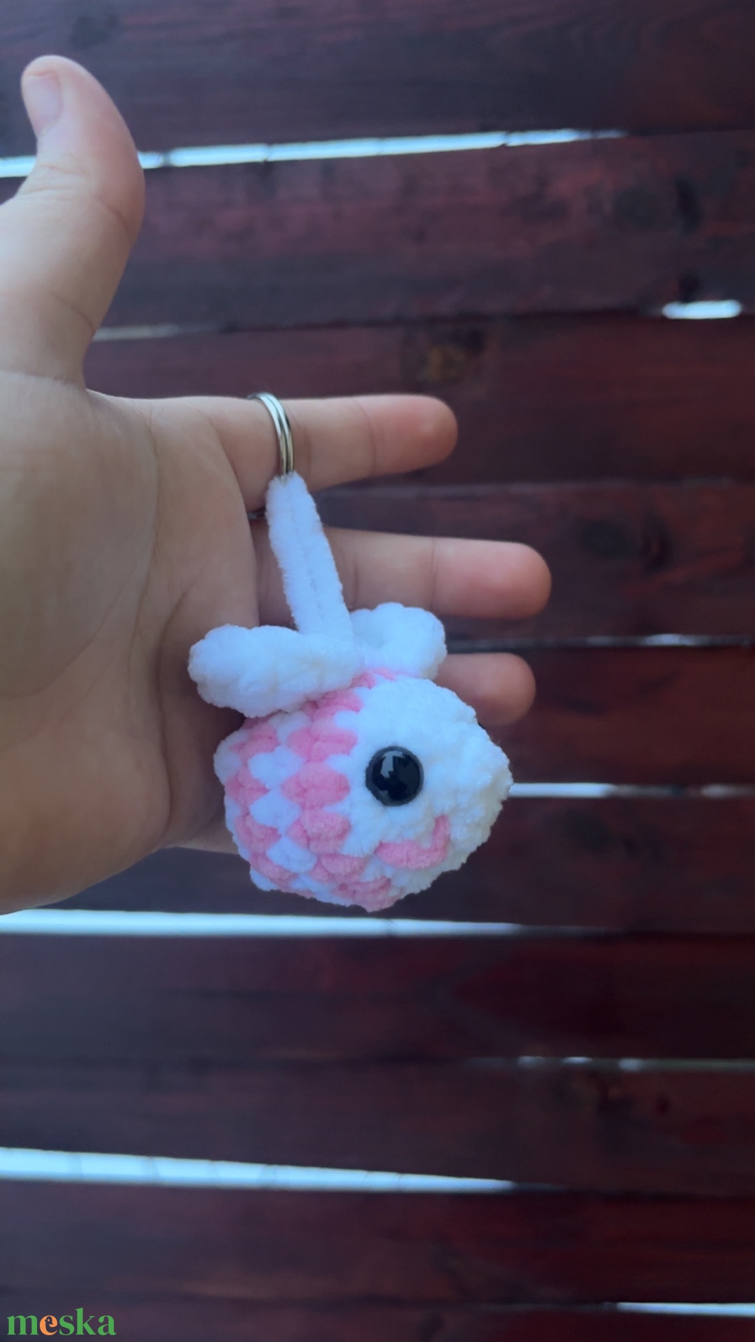 Valentin méhecske kulcstartók - játék & sport - plüssállat & játékfigura - méhecske - Meska.hu