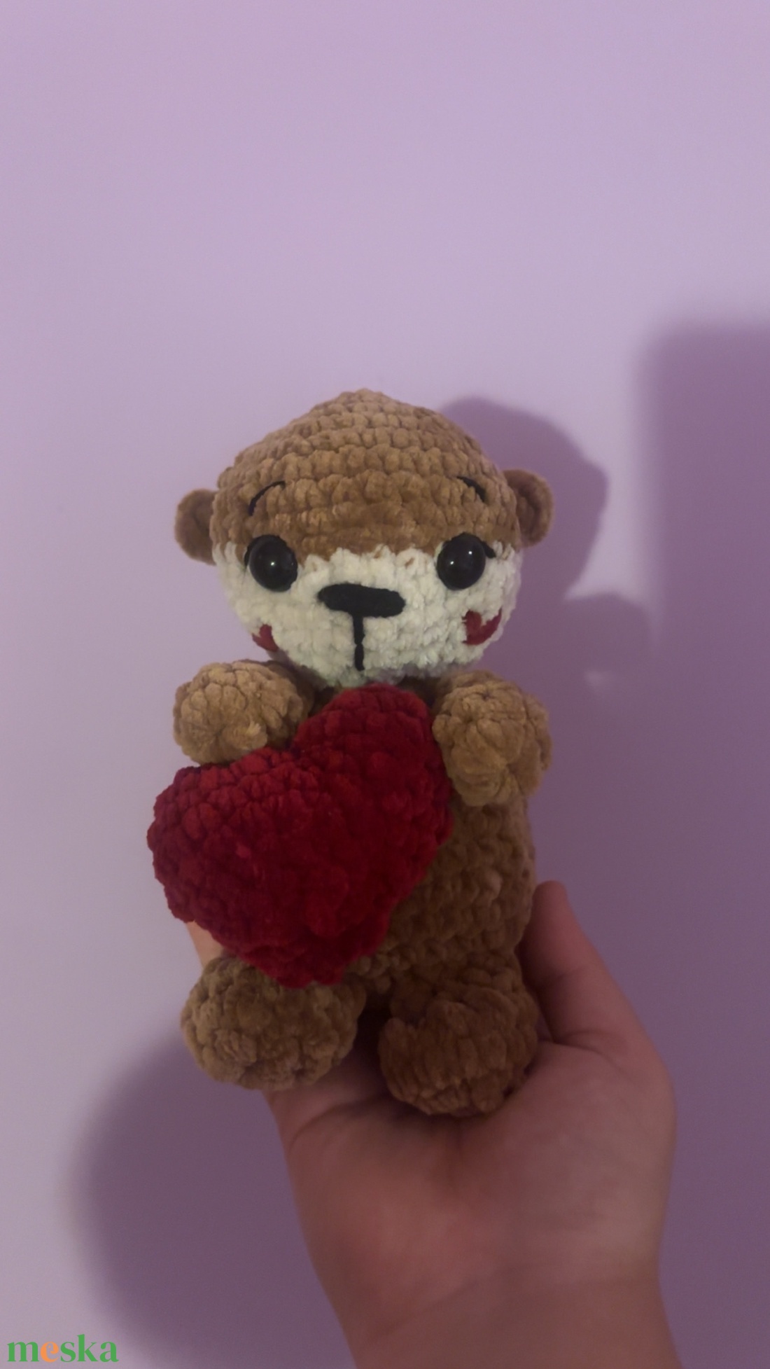 Valentin vidra plüss - játék & sport - plüssállat & játékfigura - plüss mesefigurák - Meska.hu