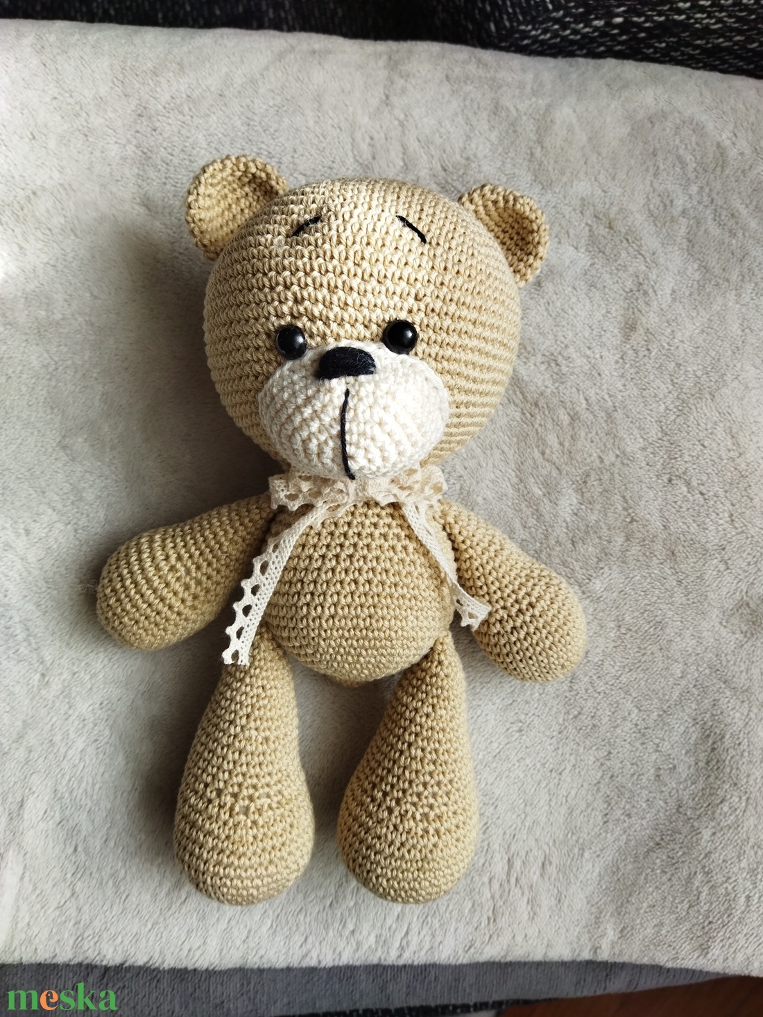 Horgolt maci - játék & sport - plüssállat & játékfigura - maci - Meska.hu