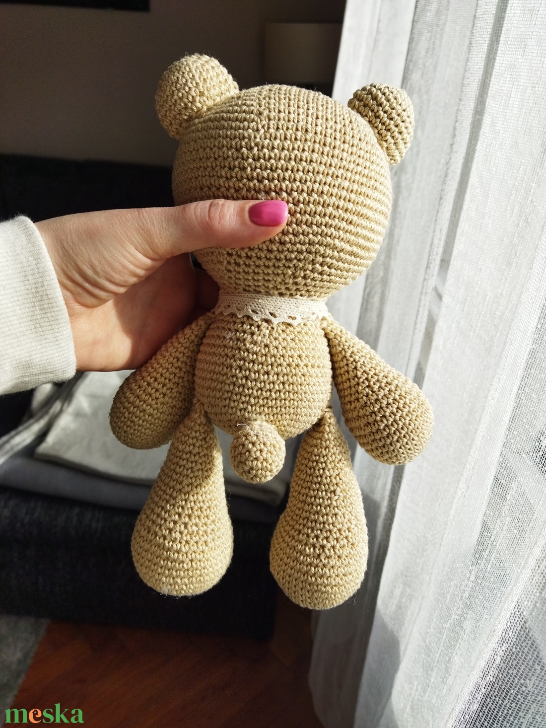 Horgolt maci - játék & sport - plüssállat & játékfigura - maci - Meska.hu