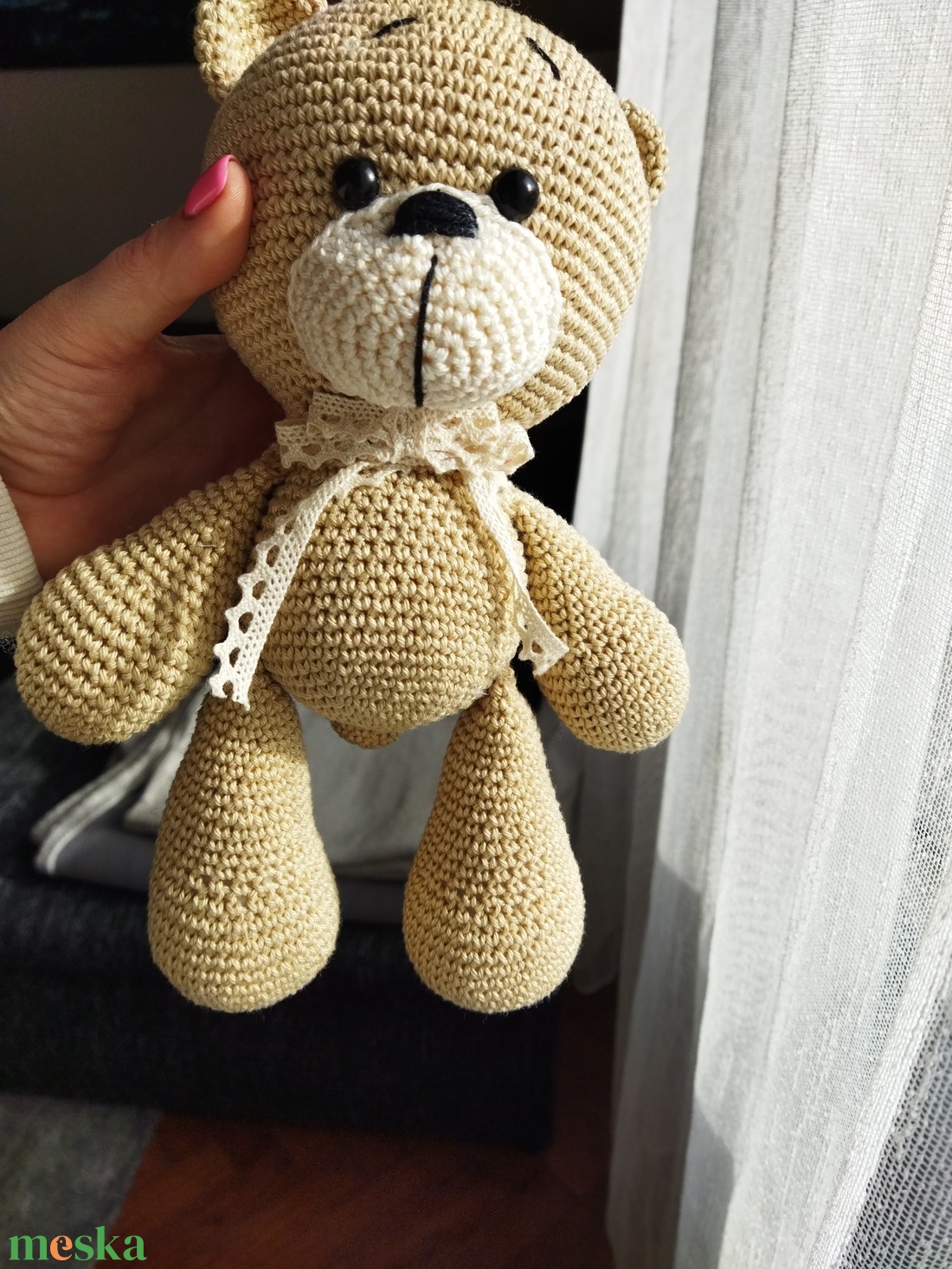 Horgolt maci - játék & sport - plüssállat & játékfigura - maci - Meska.hu