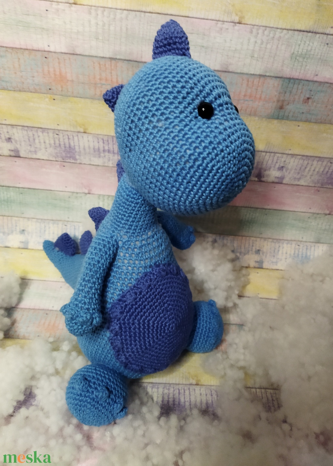 Horgolt dínó - játék & sport - plüssállat & játékfigura - plüss dínók - Meska.hu