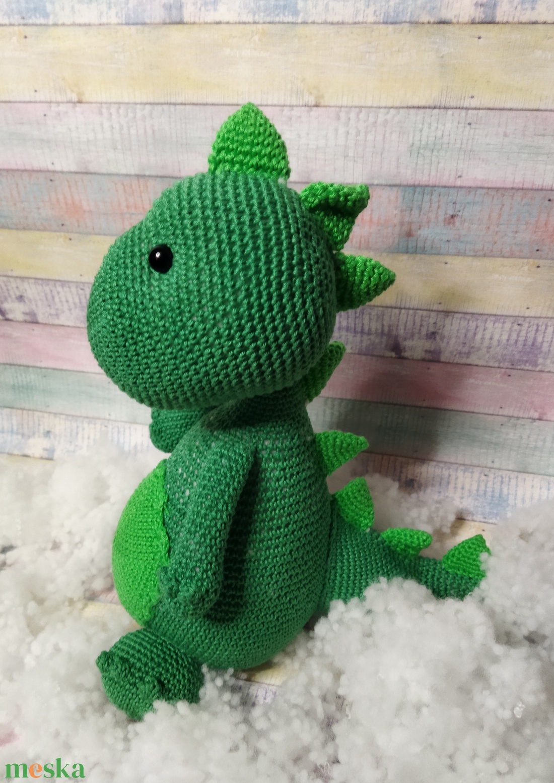 Horgolt dínó - játék & sport - plüssállat & játékfigura - plüss dínók - Meska.hu
