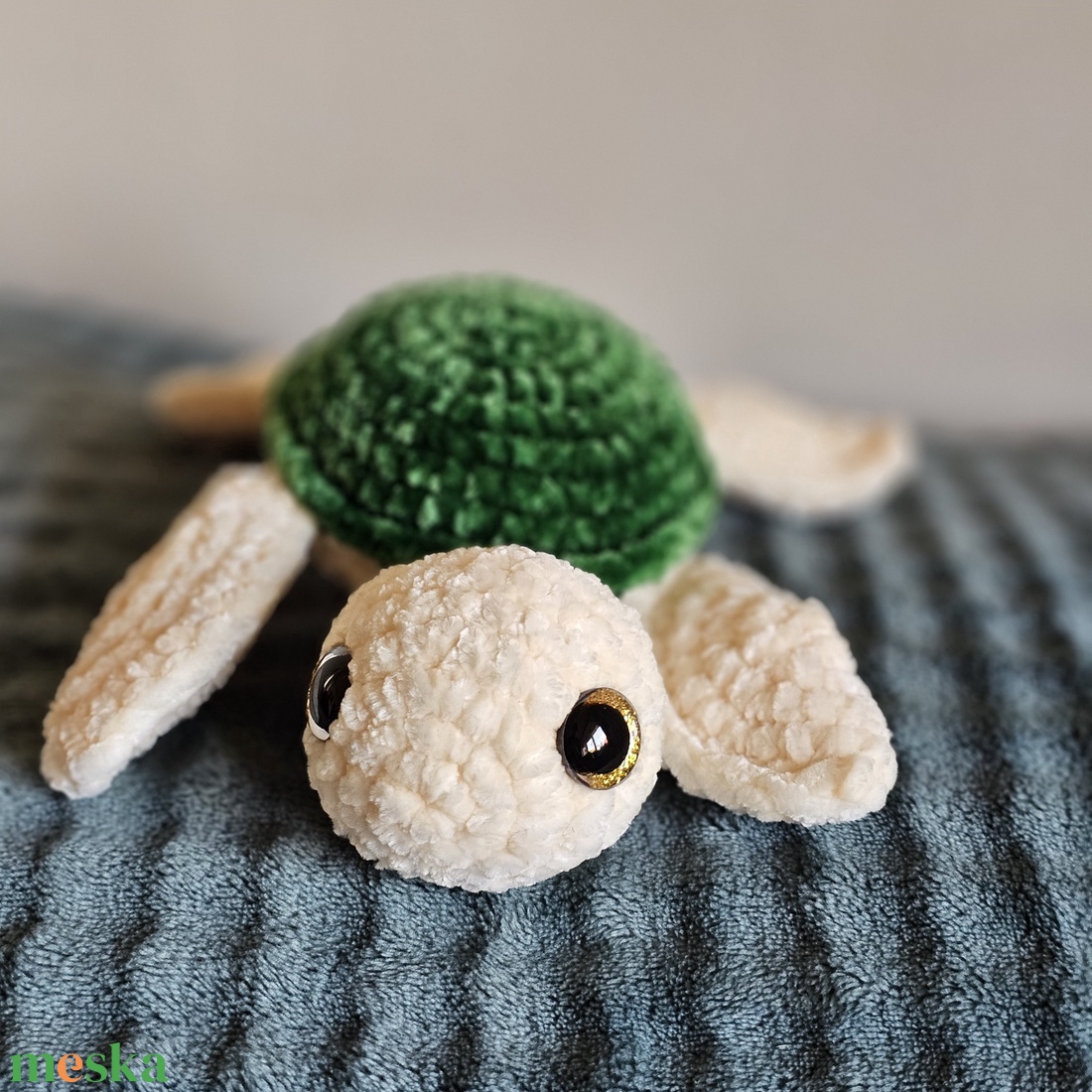 Horgolt Zsenília Teknős � Puha Amigurumi Tengeri Teknősbéka Plüss - játék & sport - plüssállat & játékfigura - teknős - Meska.hu