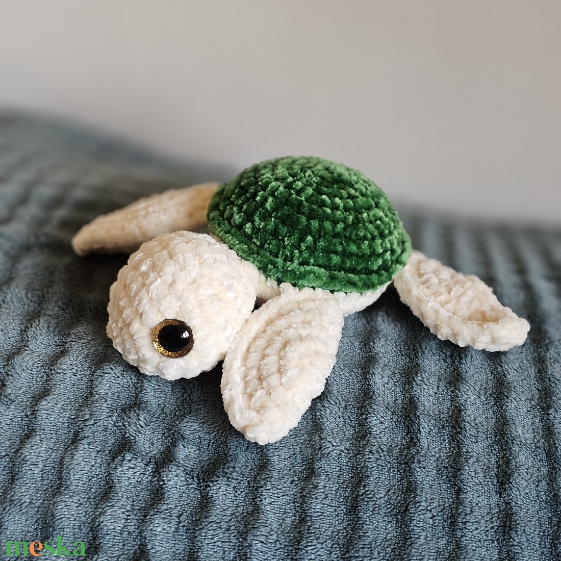 Horgolt Zsenília Teknős � Puha Amigurumi Tengeri Teknősbéka Plüss - játék & sport - plüssállat & játékfigura - teknős - Meska.hu