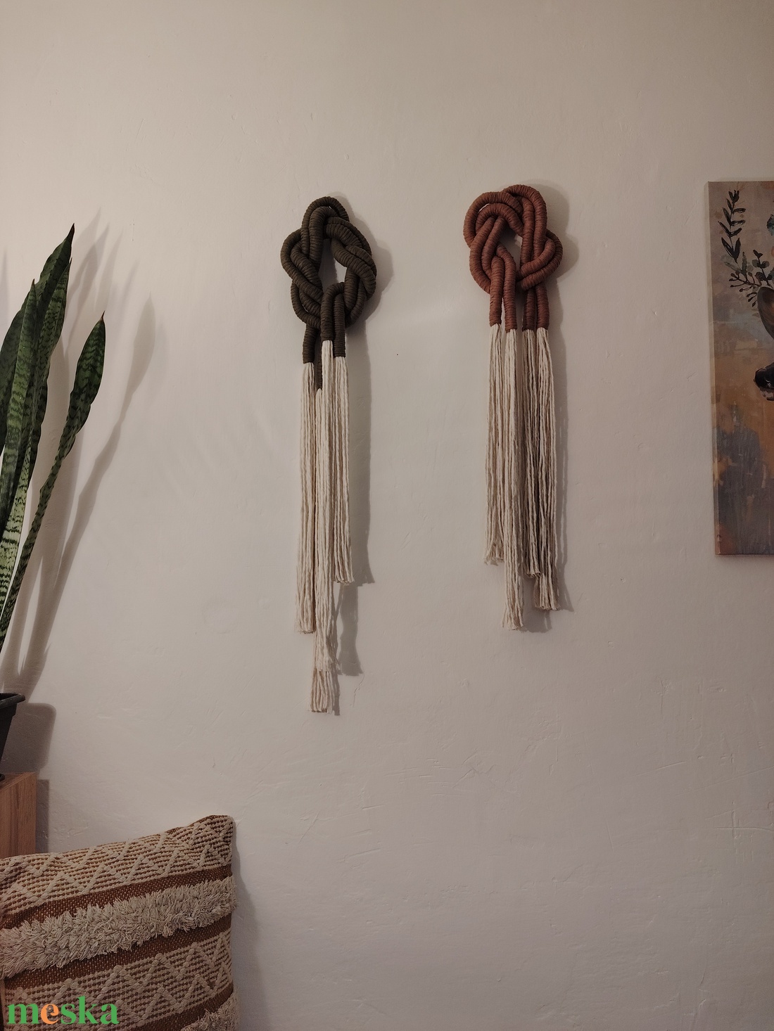 Absztrakt falidísz  - otthon & életmód - dekoráció - fali és függő dekoráció - fali kulcstartó - Meska.hu