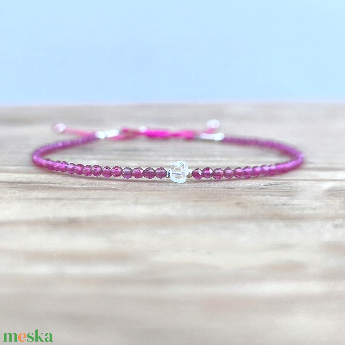 Pinky-herkimer gyémánt karkötő - ékszer - karkötő - charm karkötő - Meska.hu Pinky-herkimer gyémánt karkötő - ékszer - karkötő - charm karkötő - Meska.hu