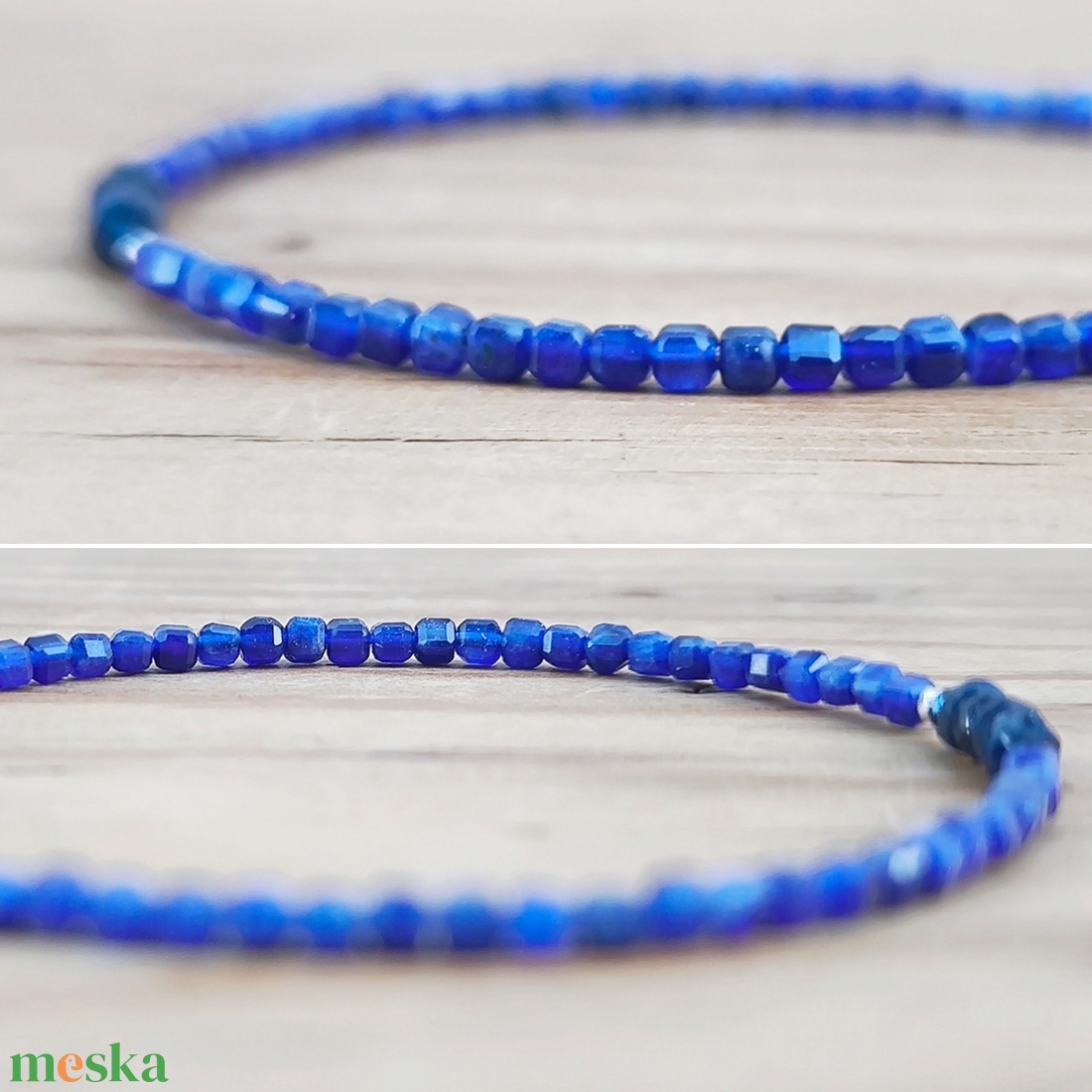 Lápisz lazuli és zafír karkötő - ékszer - karkötő - ásványkarkötő - Meska.hu Lápisz lazuli és zafír karkötő - ékszer - karkötő - ásványkarkötő - Meska.hu