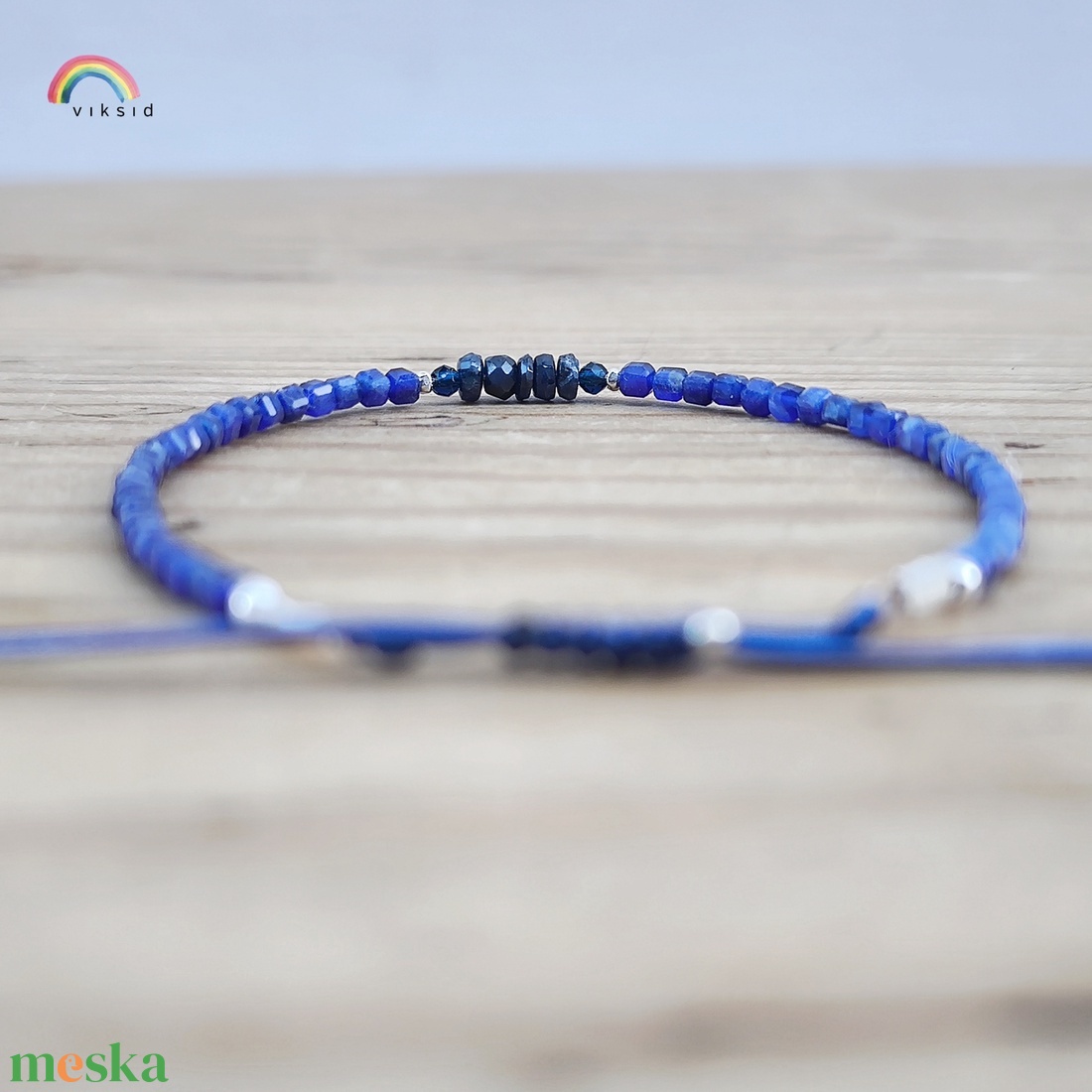 Lápisz lazuli és zafír karkötő - ékszer - karkötő - ásványkarkötő - Meska.hu Lápisz lazuli és zafír karkötő - ékszer - karkötő - ásványkarkötő - Meska.hu