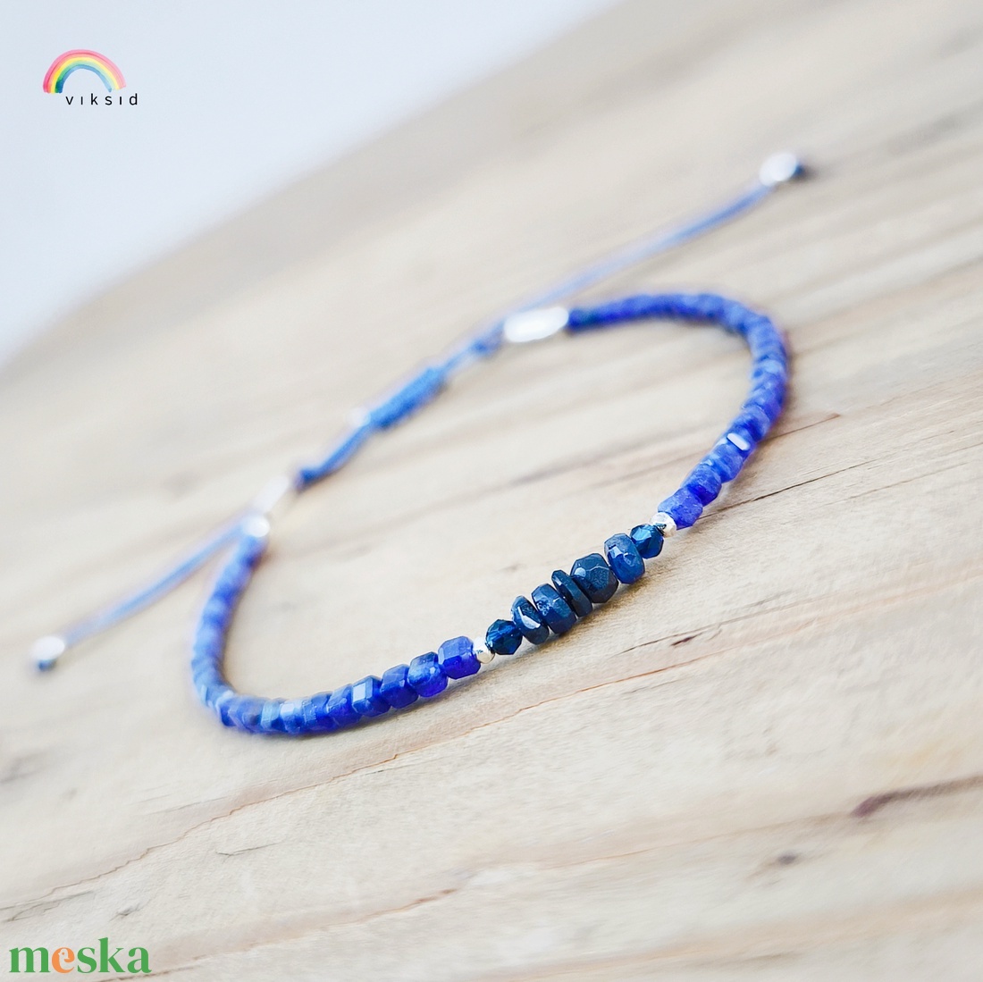 Lápisz lazuli és zafír karkötő - ékszer - karkötő - ásványkarkötő - Meska.hu Lápisz lazuli és zafír karkötő - ékszer - karkötő - ásványkarkötő - Meska.hu