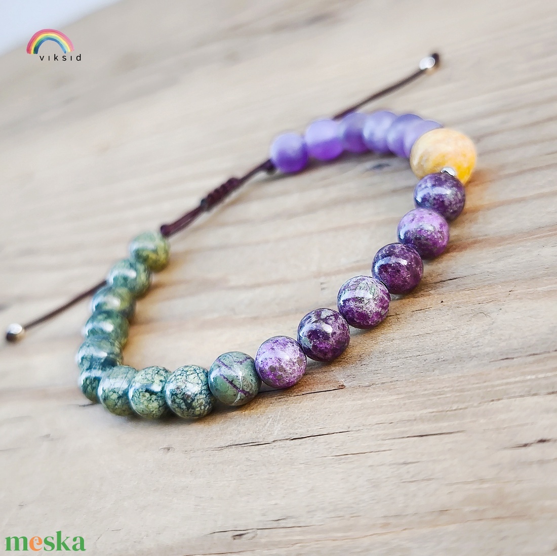 Szerpentin karkötő - ékszer - karkötő - ásványkarkötő - Meska.hu