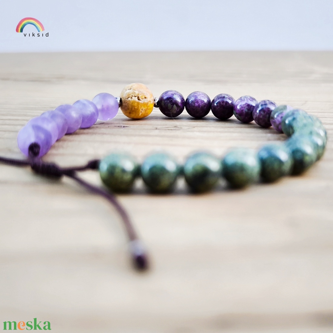 Szerpentin karkötő - ékszer - karkötő - ásványkarkötő - Meska.hu