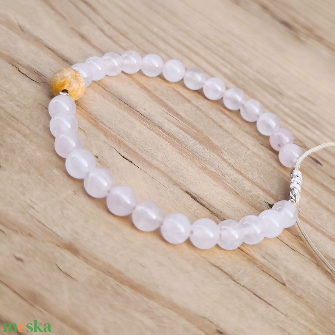 Rózsakvarc karkötő - ékszer - karkötő - ásványkarkötő - Meska.hu Rózsakvarc karkötő - ékszer - karkötő - ásványkarkötő - Meska.hu
