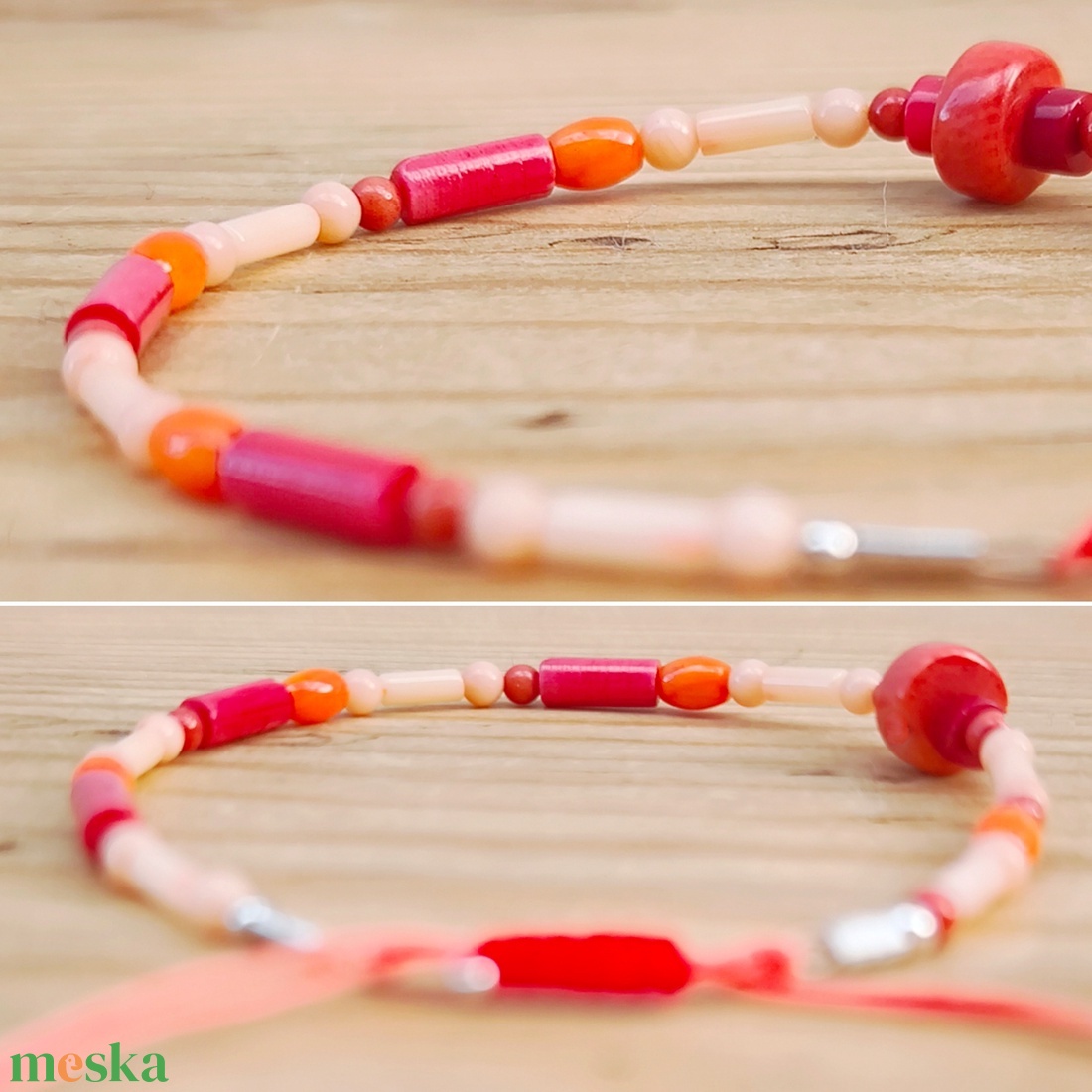 Korall karkötő - ékszer - karkötő - ásványkarkötő - Meska.hu Korall karkötő - ékszer - karkötő - ásványkarkötő - Meska.hu