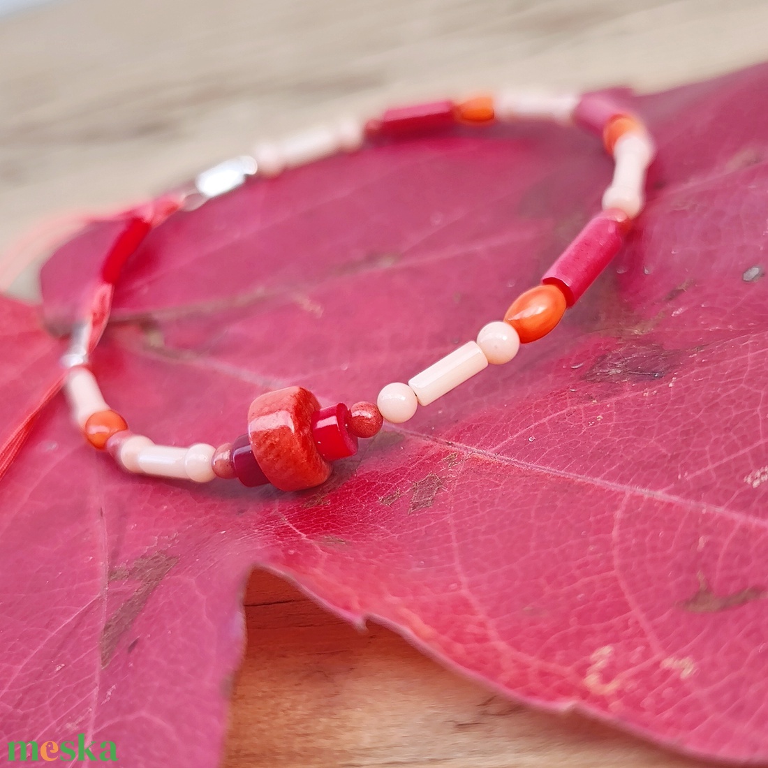Korall karkötő - ékszer - karkötő - ásványkarkötő - Meska.hu Korall karkötő - ékszer - karkötő - ásványkarkötő - Meska.hu