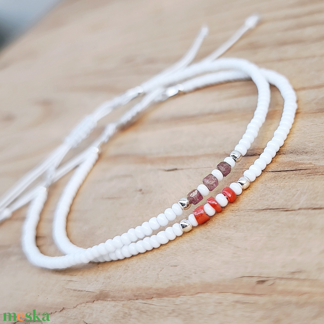 PÁROS karkötő - ékszer - karkötő - ásványkarkötő - Meska.hu