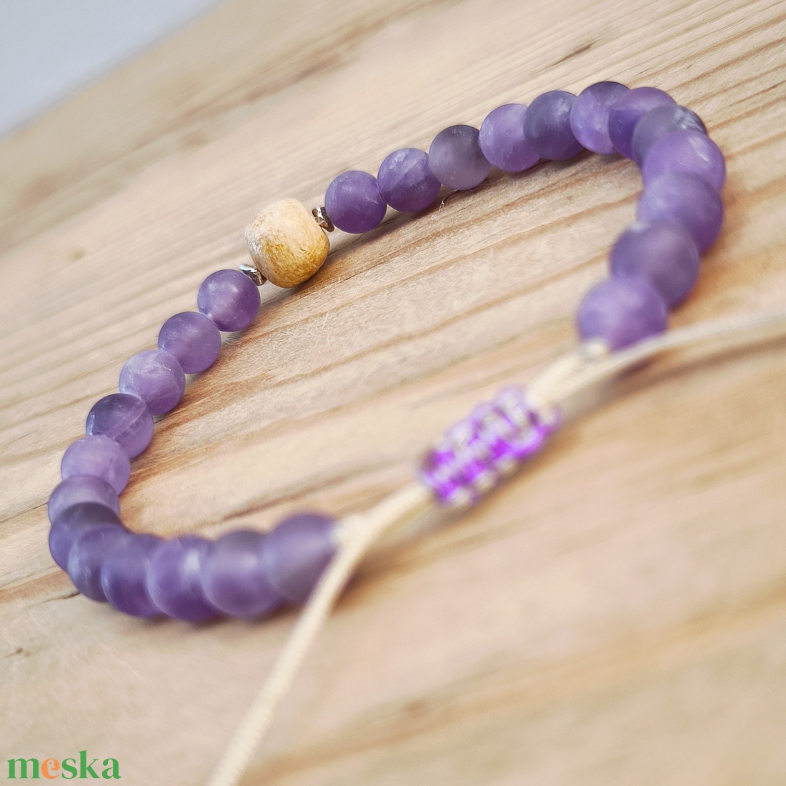 Ametiszt karkötő - ékszer - karkötő - ásványkarkötő - Meska.hu Ametiszt karkötő - ékszer - karkötő - ásványkarkötő - Meska.hu