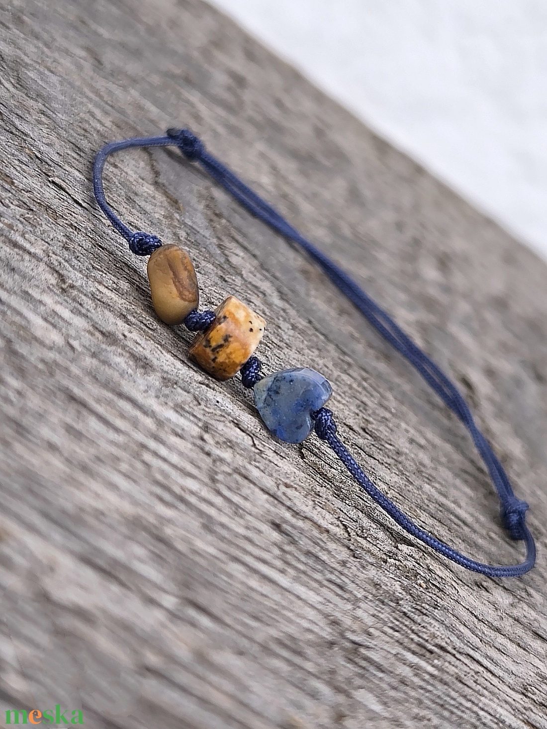 Ásvány egyszál karkötő - ékszer - karkötő - karkötő medállal - Meska.hu