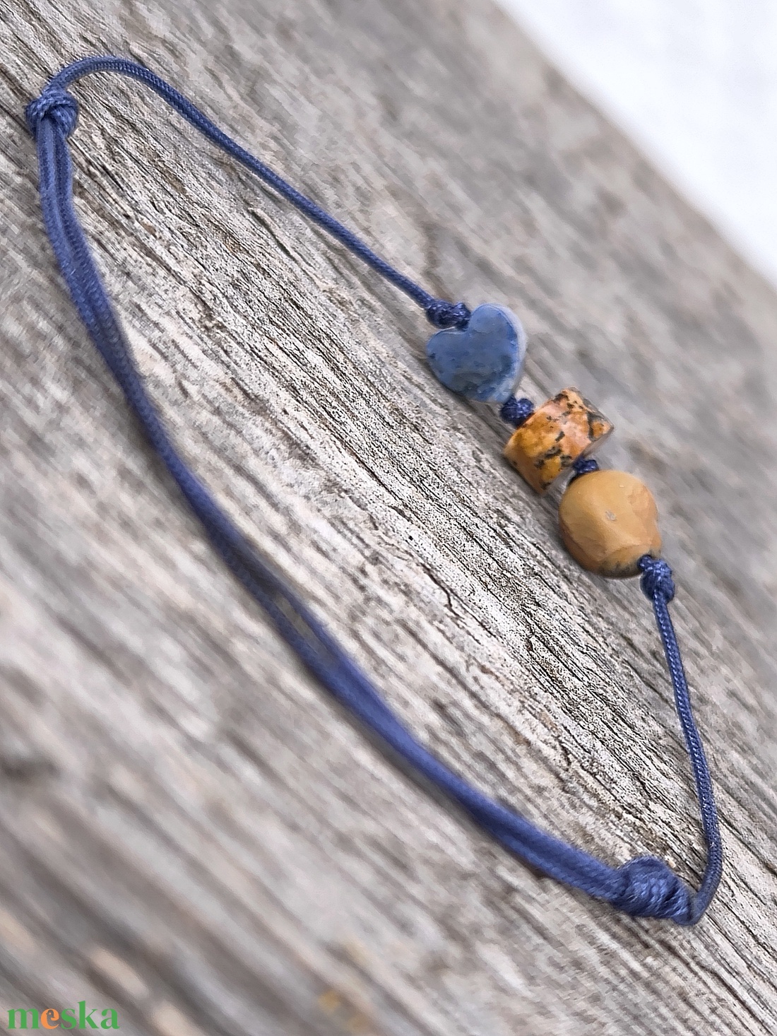 Ásvány egyszál karkötő - ékszer - karkötő - karkötő medállal - Meska.hu