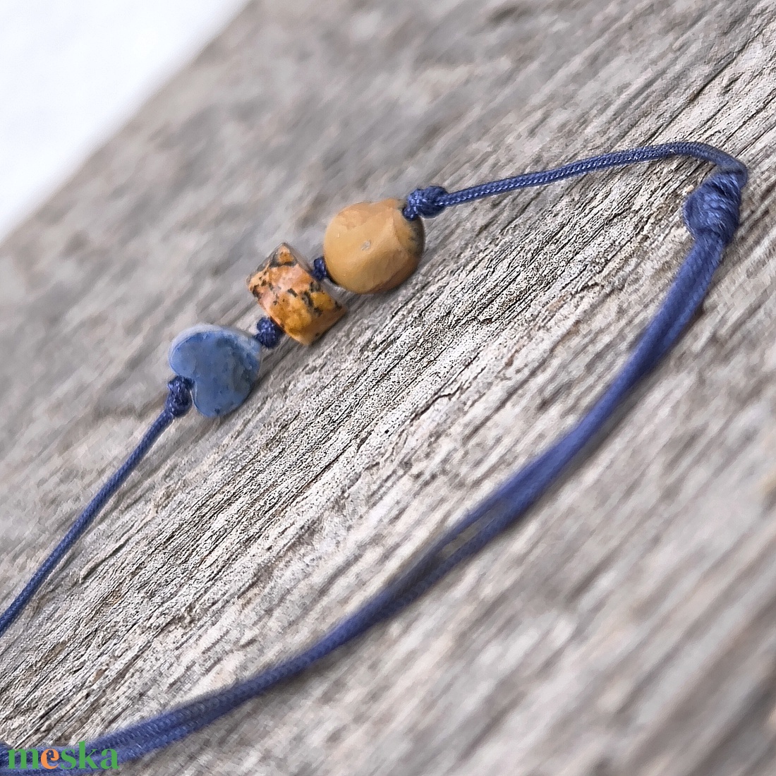 Ásvány egyszál karkötő - ékszer - karkötő - karkötő medállal - Meska.hu