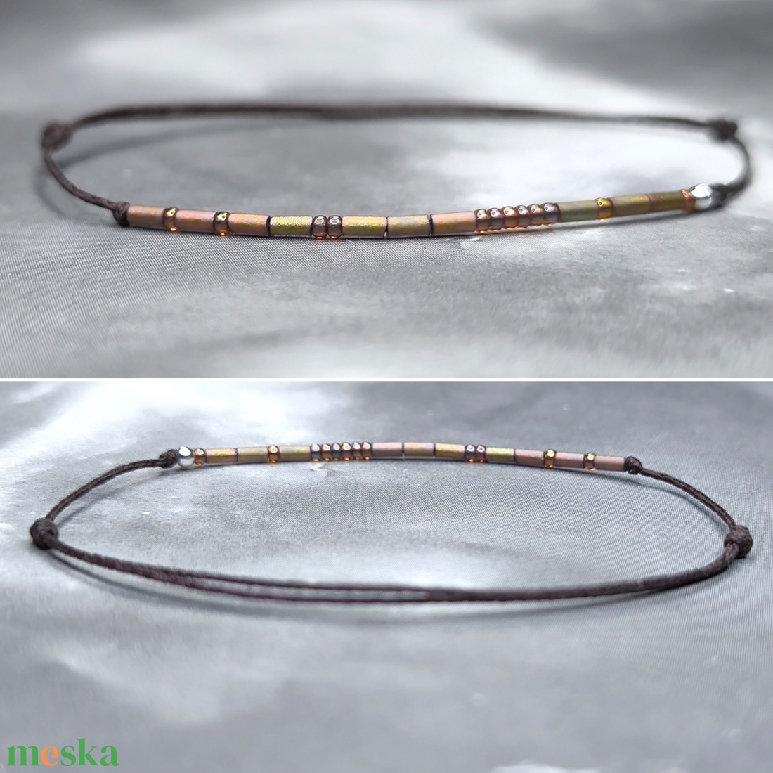 Morze karkötő / nyugi van. - ékszer - karkötő - karkötő medállal - Meska.hu