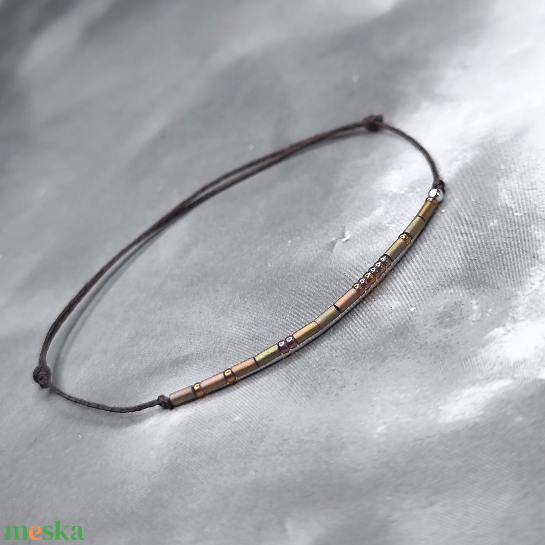 Morze karkötő / nyugi van. - ékszer - karkötő - karkötő medállal - Meska.hu